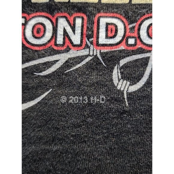 Harley Davidson Rolling Thunder Ride For Freedom Pow+Mia Washington DC Large - Picture 12 of 14